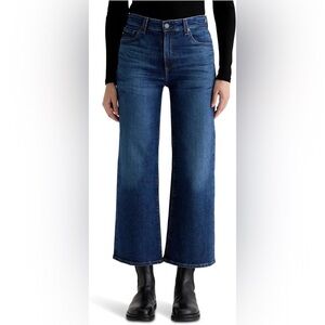 AG Jeans Adriano Goldschmied Saige Wide Leg Crop Mid Rise Size 26